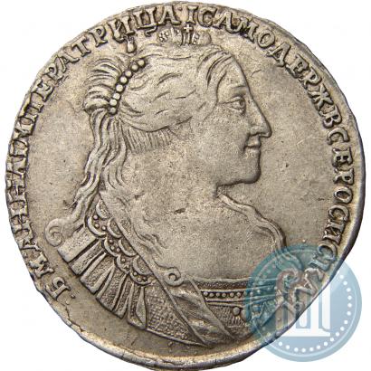 Picture Poltina 1734 year  "Type of 1735"