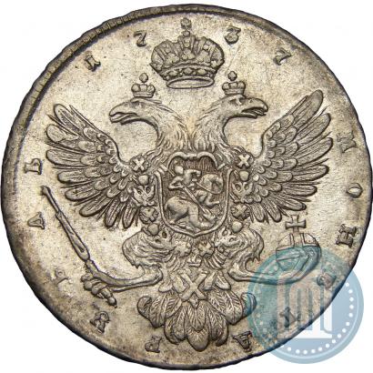 Picture 1 rouble 1737 year  "Moscow type"