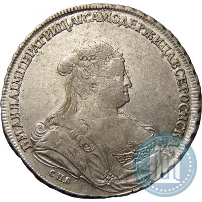 Picture 1 rouble 1739 year СПБ "Petersburg type"