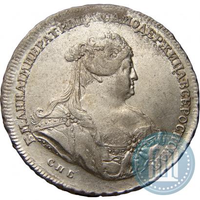 Picture 1 rouble 1739 year СПБ "Petersburg type"