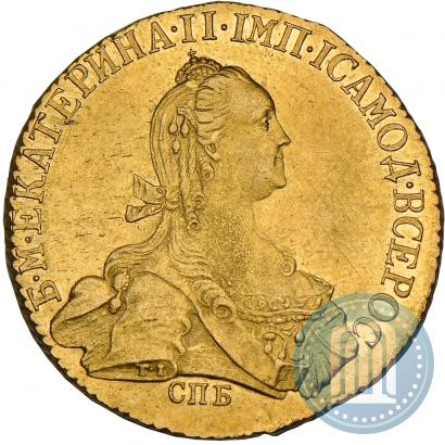 Picture 10 roubles 1774 year СПБ 