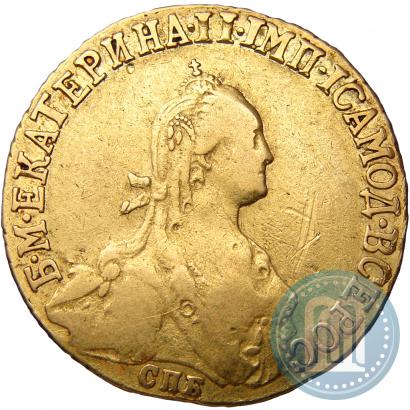 Picture 5 roubles 1775 year СПБ 