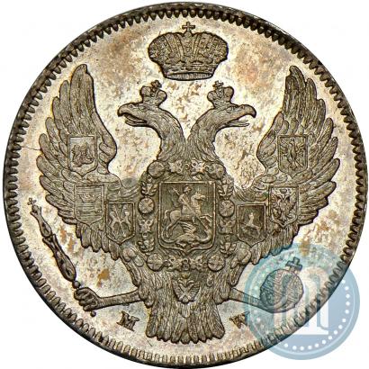 Picture 30 kopecks - 2 złotych 1837 year MW 