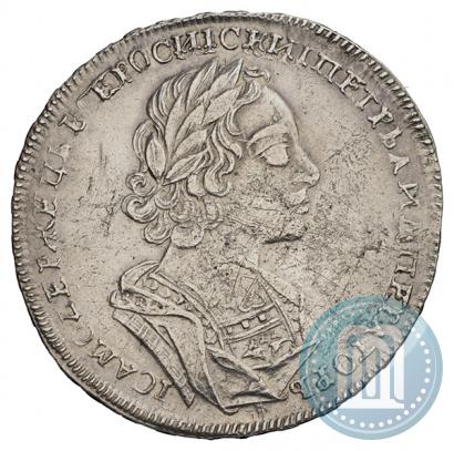 Picture 1 rouble 1723 year  "Portrait in ancient armour"