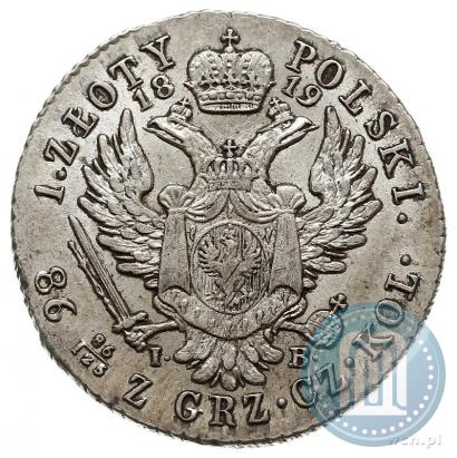 Picture 1 złoty 1819 year IB 