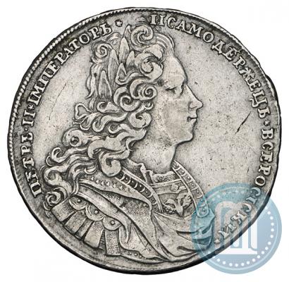 Picture 1 rouble 1727 year  "Moscow type"