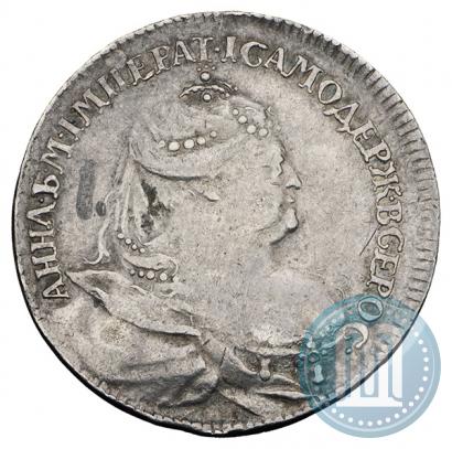 Picture Token Coin 1740 year  "To commemorate the Death of Empress Anna"