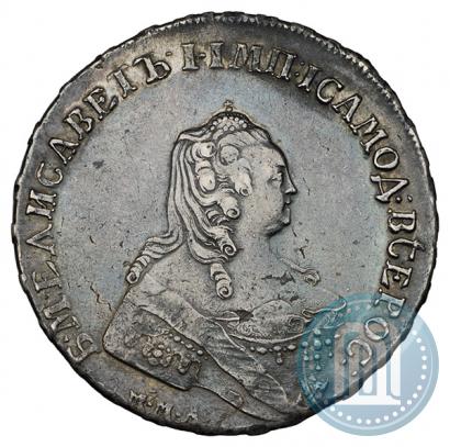 Picture 1 rouble 1754 year ММД-ЕI 