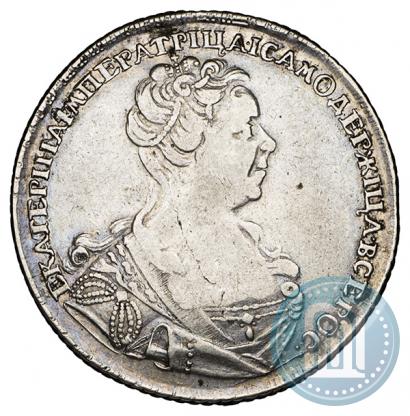 Picture 1 rouble 1727 year СПБ "Small head"