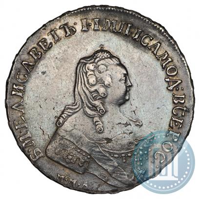 Picture 1 rouble 1754 year ММД-ЕI 