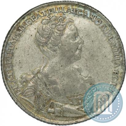 Picture 1 rouble 1727 year СПБ "Small head"