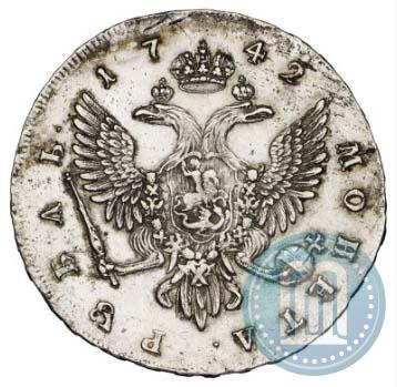 Picture 1 rouble 1742 year СПБ 