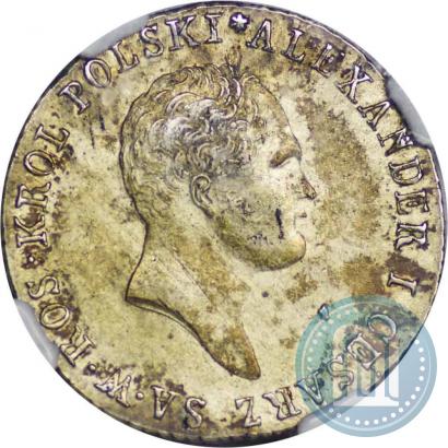 Picture 1 złoty 1819 year IB 