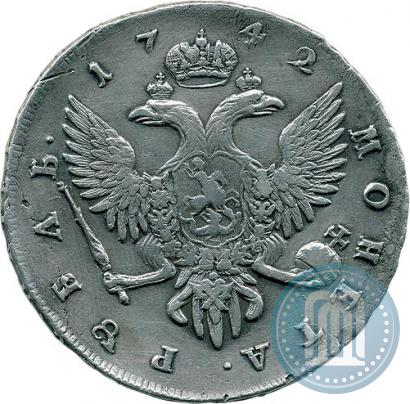 Picture 1 rouble 1742 year СПБ 