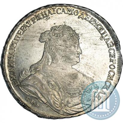 Picture 1 rouble 1739 year СПБ "Petersburg type"