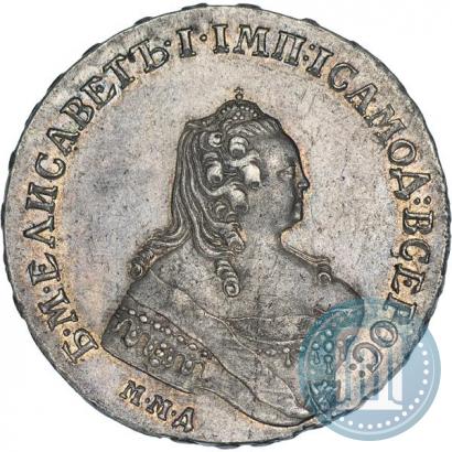 Picture 1 rouble 1754 year ММД-ЕI 