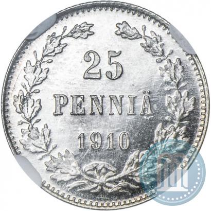 Фото 25 пенни 1910 года L 