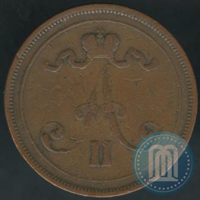 Picture 10 pennia 1875 year  