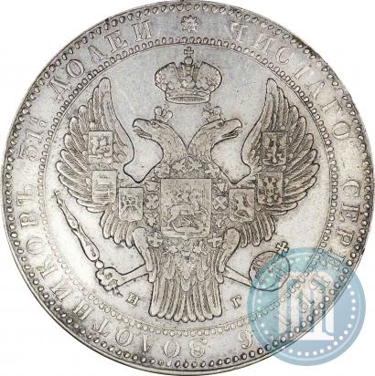 Picture 1,5 roubles - 10 złotych 1836 year НГ 