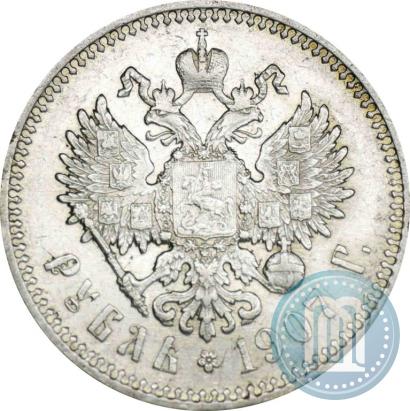 Picture 1 rouble 1907 year (ЭБ) 