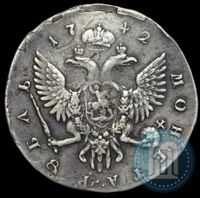 Picture 1 rouble 1742 year СПБ 