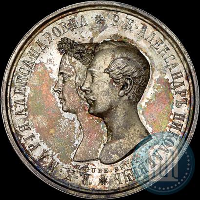 Picture 1 rouble 1841 year СПБ-НГ "In the memory of the wedding of the crown prince"