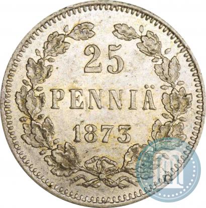 Picture 25 pennia 1873 year S 