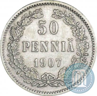 Picture 50 pennia 1907 year L 