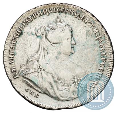 Picture 1 rouble 1739 year СПБ "Petersburg type"