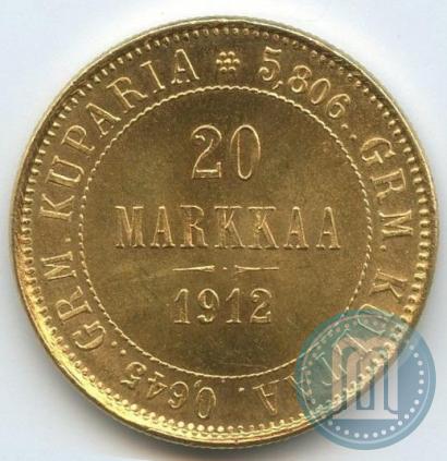 Picture 20 markkaa 1912 year L 