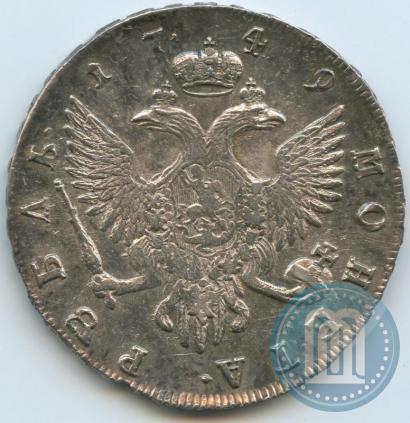 Picture 1 rouble 1749 year СПБ 