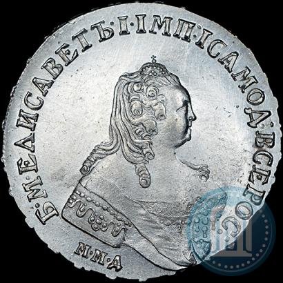 Picture 1 rouble 1754 year ММД-ЕI 