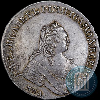 Picture 1 rouble 1754 year ММД-ЕI 