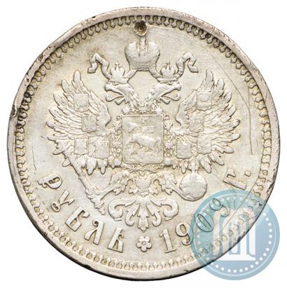 Picture 1 rouble 1909 year (ЭБ) 