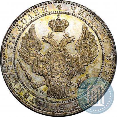 Picture 1,5 roubles - 10 złotych 1834 year НГ 