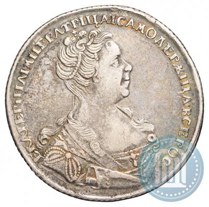 Picture 1 rouble 1727 year СПБ "Small head"