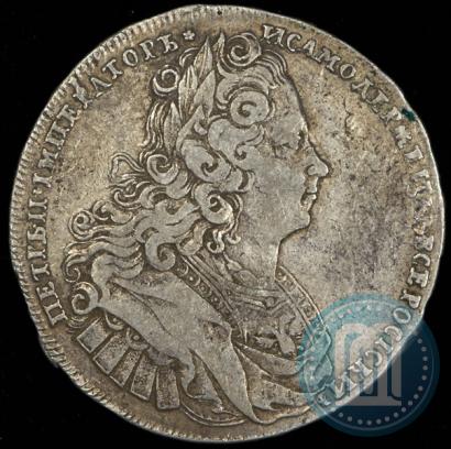 Picture 1 rouble 1727 year  "Moscow type"