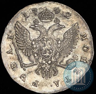 Picture 1 rouble 1742 year СПБ 