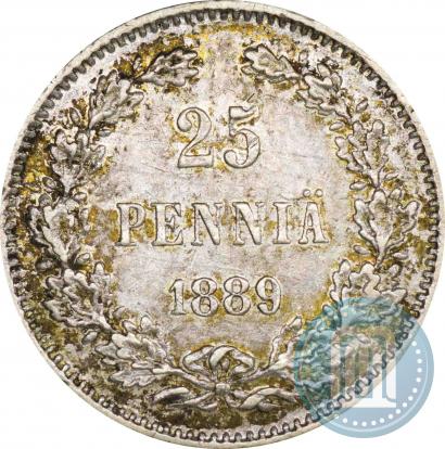 Picture 25 pennia 1889 year L 