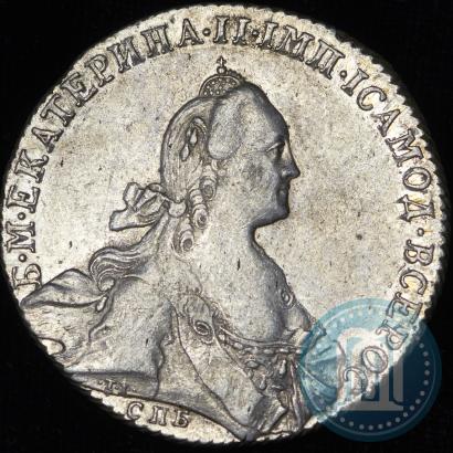 Picture 1 rouble 1772 year СПБ-ЯЧ-Т.I. 