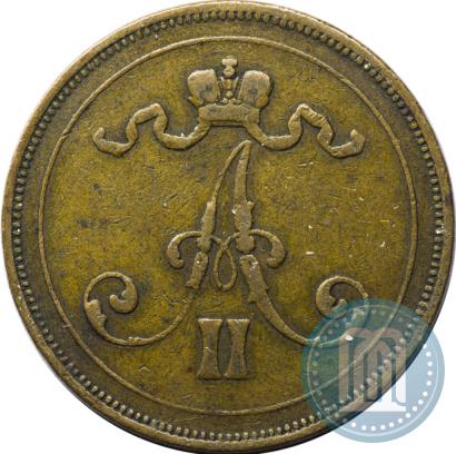 Picture 10 pennia 1875 year  