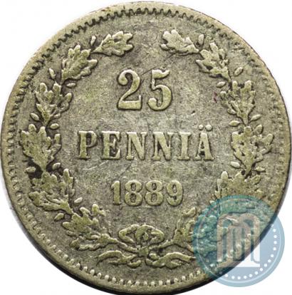 Фото 25 пенни 1889 года L 