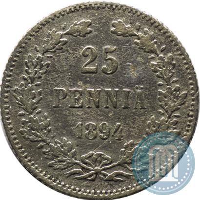 Picture 25 pennia 1894 year L 