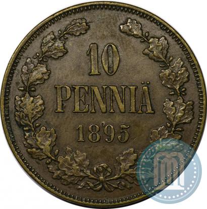 Picture 10 pennia 1895 year  