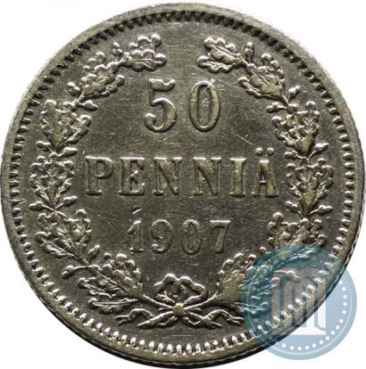 Picture 50 pennia 1907 year L 