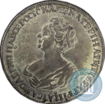 Picture 1 rouble 1725 year  "Mourning rouble"