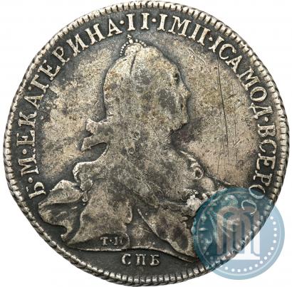 Picture 1 rouble 1773 year СПБ-ЯЧ-Т.И. 