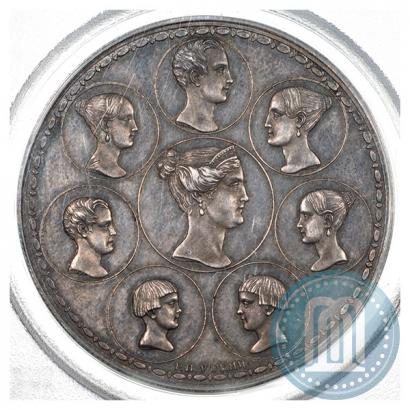 Picture 1,5 roubles - 10 złotych 1835 year Р.П. УТКИНЪ "Family rouble"