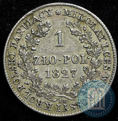 Picture 1 złoty 1827 year IB 