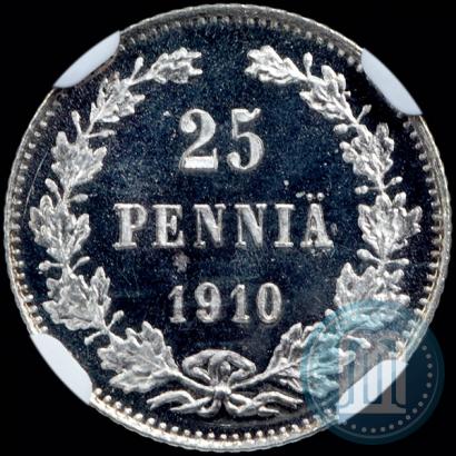 Picture 25 pennia 1910 year L 